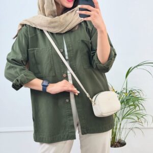 مانتو بقل دکمه خنک کد:1096
