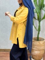 شومیز لینن بقل دکمه کد:1109 - Image 4