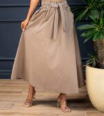 دامن لینن جیب دار کد:1069 - Image 10