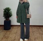 مانتو کتان کاغذی قدبلند کد:1137 - Image 5