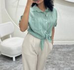 شومیز پاستلی کد:1135 - Image 9