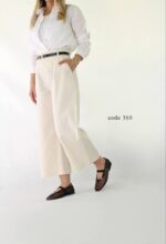 شلوار واید لگ لینن کد:1141 - Image 8