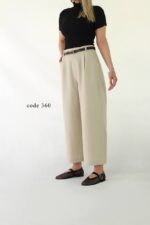 شلوار واید لگ لینن کد:1141 - Image 9