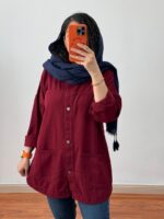 مانتو جیب پایین خنک کد:1145