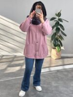 مانتو جیب پایین خنک کد:1145 - Image 7