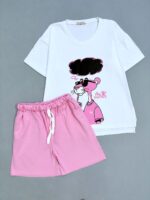 ست پلنگ صورتی کد:1155 - Image 4