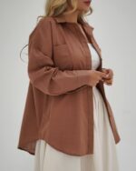 شومیز لینن وارداتی کد:1166 - Image 8