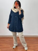 مانتو جیب پایین خنک کد:1145 - Image 4