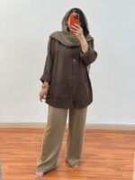 مانتو جیب پایین خنک کد:1145 - Image 2