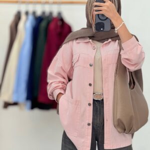 مانتو کتان جیبدار کد:1183