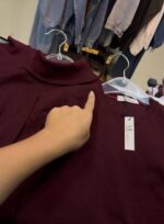 بلوز کبریتی یقه ایستاده و اسکی کد: 1197 - Image 3