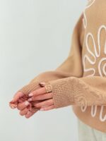 بلوز بافت انتزاعی کد:1219 - Image 5