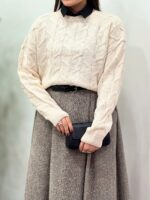 بلوز بافت برگی کد:1249 - Image 3