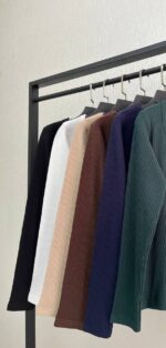 بلوز کبریتی آستین بلند کد:1193 - Image 6