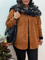 مانتو مخمل کبریتی کد:1227