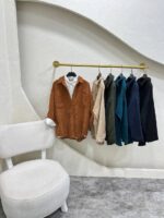 مانتو مخمل کبریتی کد:1227 - Image 2