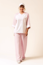 ست بلوز شلوار دورس کد:1236 - Image 4