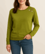 بلوز دورس یقه گلدوزی کد:1240 - Image 2