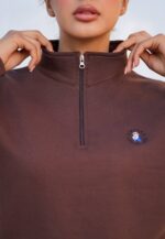 بلوز دورس نیم زیپ و شلوار کد:1242 - Image 4