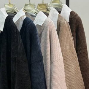 بلوز مخمل یقه سفید کد:1247