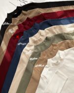 بلوز کبریتی یقه سه سانت:1226 - Image 3