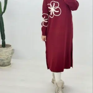 پیراهن بافت گلدوزی کد:1213