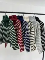 بافت نیم زیپ باکسی کد  : 1238 - Image 8