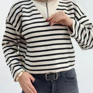 بافت نیم زیپ باکسی