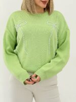 بلوز بافت پاپیونی کد:1256 - Image 4