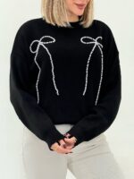 بلوز بافت پاپیونی کد:1256 - Image 3