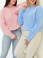 بلوز بافت پاپیونی کد:1256